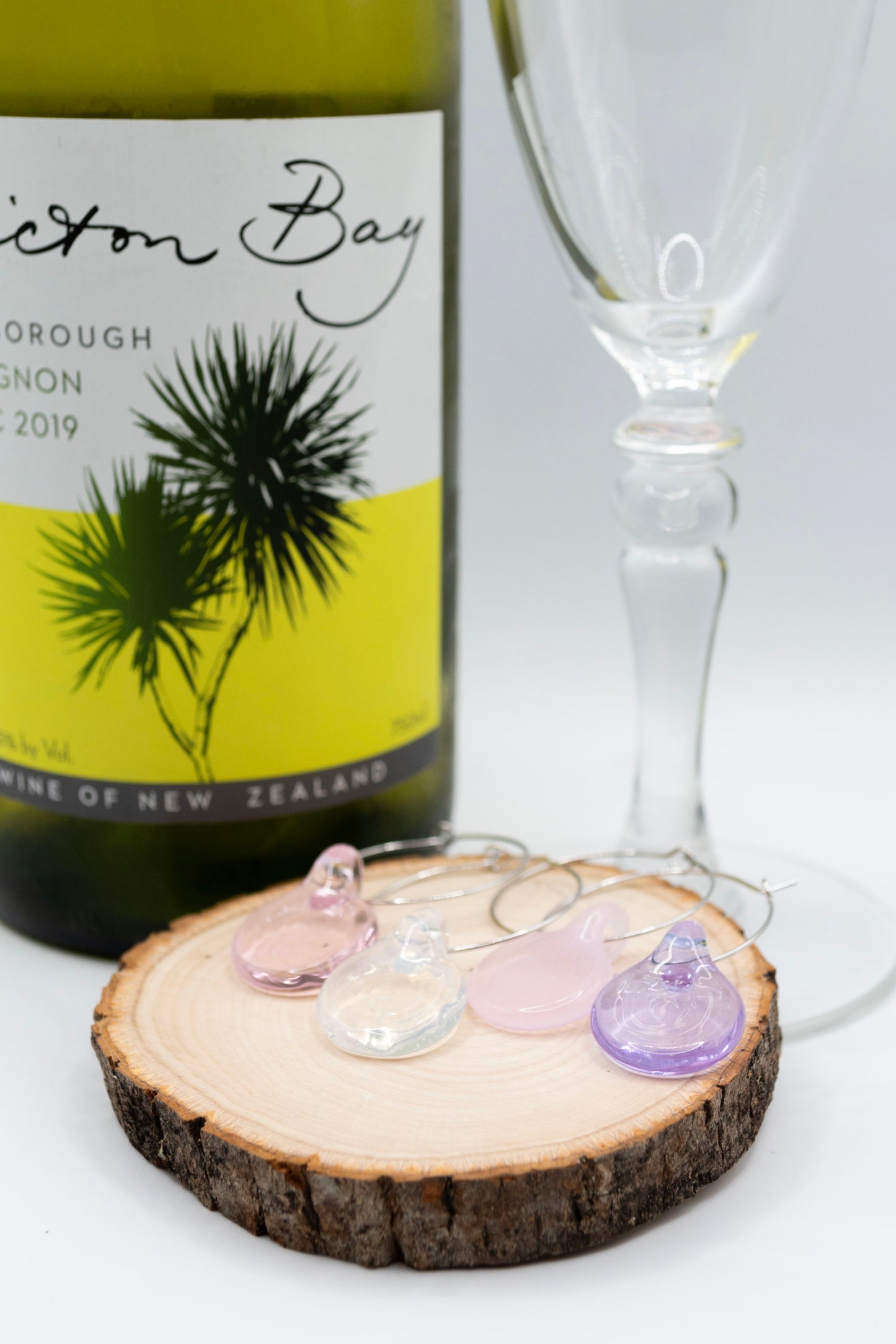 Bubblegum Wine Charms